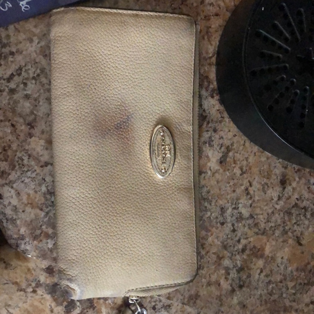 Coach leather wallet
